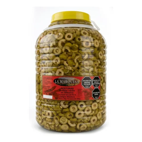ACEITUNAS VERDES RODAJAS  N1 4KG LA MARQUESA