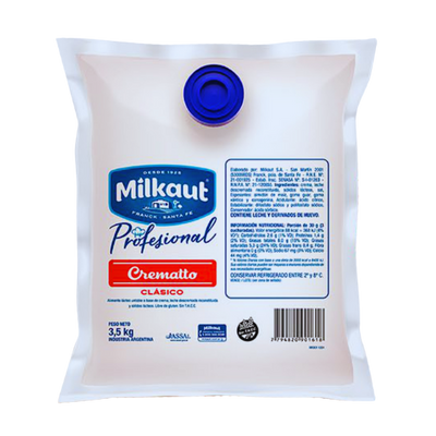 QUESO CREMA CREMATTO MILKAUT 3,5KG