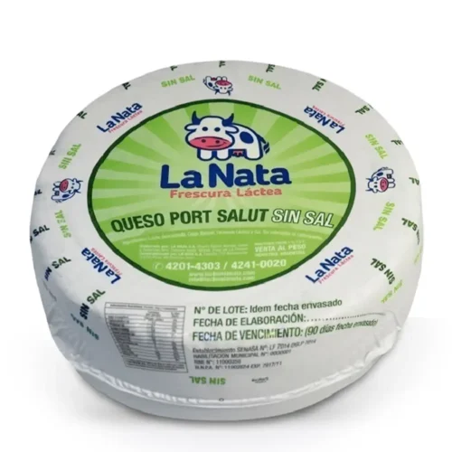 QUESO Por Salut SIN SAL LA NATA 4KG
